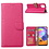 Ntech Hoesje Geschikt Voor Samsung Galaxy A21S Hoesje / wallet Case Pink