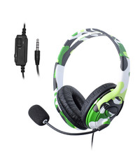  Nieuwe Hot 2020 Hoofdtelefoon Voor PS4/Xbox Een Bedrade Hoofdtelefoon Voor Ps4 Gaming Headset Camouflage / Wit