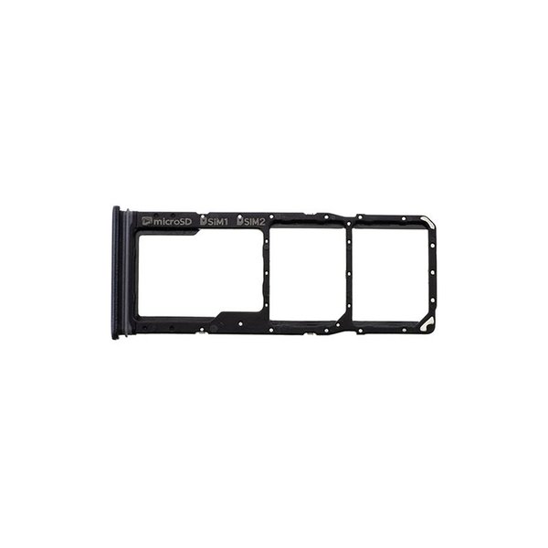 Ntech Simkaart houder geschikt voor Samsung Galaxy A10s A107 - Simcard Holder - Zwart