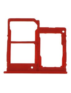 Ntech Samsung Galaxy A40 A405 - Simkaart Holder - Rood