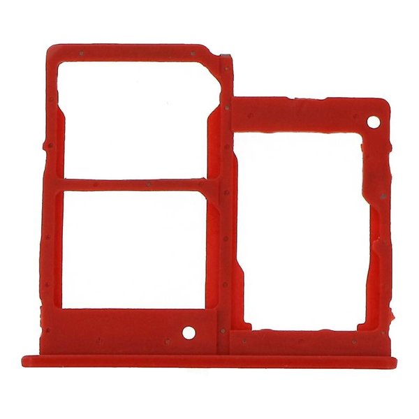 Ntech Simkaart houder geschikt voor Samsung Galaxy A40 A405 - Simcard Holder - Rood