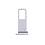 Ntech Simkaart houder geschikt voor Samsung Galaxy Note 10 N970 - Simcard Holder - Zilver