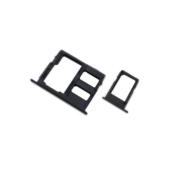 Ntech Simkaart houder geschikt voor Samsung Galaxy A6 2018 A600 - Simcard Holder - Zwart
