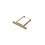 Ntech Simkaart houder geschikt voor Samsung Galaxy S6 G920f - Simcard Holder - Goud
