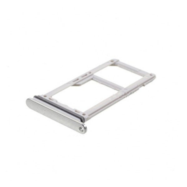 Ntech Simkaart houder geschikt voor Samsung Galaxy S8 G950f / Simkaart houder geschikt voor Samsung Galaxy S8 Plus G955f - Simcard / Micro Sd Card Holder - Zilver