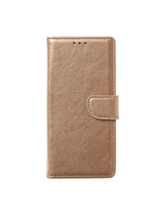 Ntech Ntech Samsung Galaxy M21 Book Case - Goud