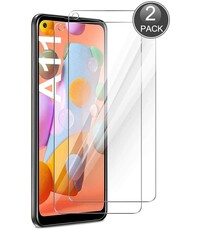 Ntech Samsung Galaxy A11 Screenprotector Tempered Glass - 2 Stuks
