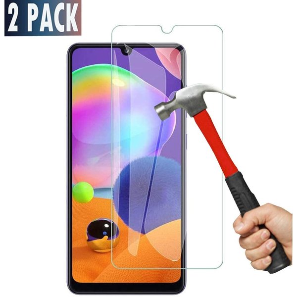 Ntech Ntech 2Pack Samsnung Geschikt voor Samsung Galaxy A31 Screenprotector |Tempered glass