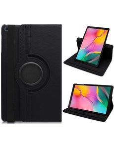 Ntech Samsung tab s6 lite hoes Zwart Draaibare