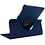 Ntech Hoesje Geschikt Voor Samsung Galaxy tab s6 lite 2024 hoes Donker Blauw Draaibare Hoesje Case Cover tablethoes - Tab s6 lite hoes 2020 / 2022 360 Hoes bookcase