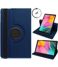 Ntech Samsung tab s6 lite hoes Donker Blauw