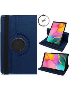 Ntech Samsung tab s6 lite hoes Donker Blauw
