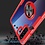 Ntech Huawei P30 Pro Luxe Hoesje Back case Met Metalen Ring houder - Rood