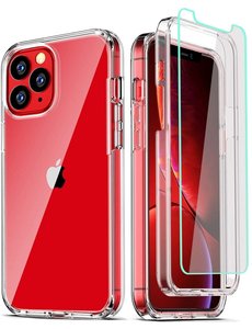 Ntech iPhone 12 / 12 Pro Transparant Hoesje + screenprotector