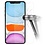 Ntech Hoesje Geschikt voor iPhone 12 Pro Max Hoesje Geborsteld Tpu hoesje Zwart & 2x tempered glass