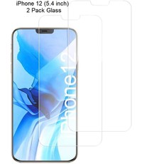 Ntech Screenprotector Geschikt voor 12 Mini Screenprotector glass Tempered - 2 Stuks