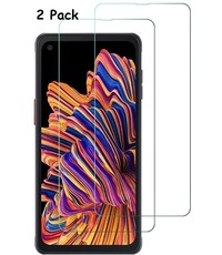 Ntech Samsung Galaxy Xcover Pro Screenprotector 2 Pack / Tempered Glass