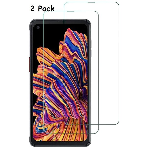 Ntech Screenprotector Geschikt voor Samsung Galaxy Xcover Pro Screenprotector 2 Pack / Tempered Glass