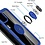 Ntech Hoesje Geschikt voor iPhone 11 Luxe Back Hoesje Metalen Ring houder - Donker Blauw