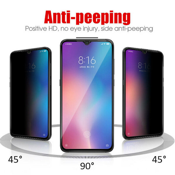 Ntech Screenprotector Geschikt voor Samsung Galaxy A41 Anti Spy Privacy ScreenProtector / Tempered Glass