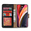 Ntech Hoesje Geschikt voor iPhone 12 / 12 Pro Hoesje Zwart Bookcase Met Pasjeshouder