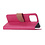 Ntech Hoesje Geschikt voor iPhone 12 / 12 Pro Hoesje Pink Bookcase Met Pasjeshouder