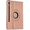 Ntech Hoes Geschikt voor Samsung Galaxy Tab S7 2020 (SM-T870 T875) 360° Draaibare Hoes Rose Goud