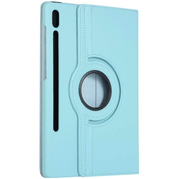 Ntech Hoes Geschikt voor Samsung Galaxy Tab S7 2020 (SM-T870 T875) 360° Draaibare Hoes Licht Blauw