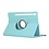 Ntech Hoes Geschikt voor Samsung Galaxy Tab S7 2020 (SM-T870 T875) 360° Draaibare Hoes Licht Blauw