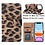 Ntech Hoesje Geschikt voor iPhone 12 / 12 Pro Hoesje Luipaard print cover Bookcase