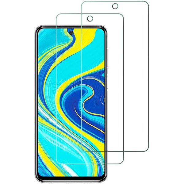 Ntech  Geschikt voor Redmi Note 9S / Geschikt voor Redmi Note 9 Pro 2Pack Screen Protector/ tempered glass