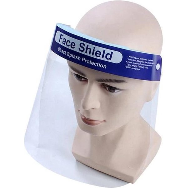 Merkloos Spatmasker Gezichtscherm - Faceshield - 33 x 22 cm - 1 stuksSpatmasker Gezichtscherm - Faceshield - 33 x 22 cm - 1 stuks