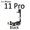 Ntech Geschikt voor iPhone 11 pro charge flex (zwart)