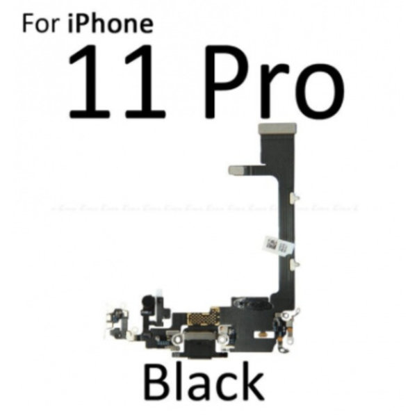 Ntech Geschikt voor iPhone 11 pro charge flex (zwart)