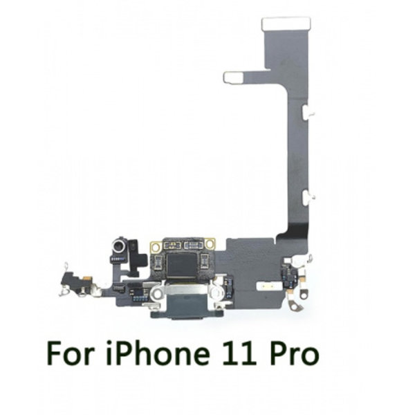 Ntech Geschikt voor iPhone 11 pro charge flex (grijs)