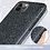 Ntech Hoesje Geschikt voor iPhone 12 / 12 Pro Hoesje - Glitter TPU backcover - zwart