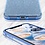 Ntech Hoesje Geschikt voor iPhone 12 / 12 Pro Hoesje - Glitter TPU backcover - Blauw