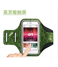 Ntech Sportarmband Geschikt voor iPhone 12/ 12 Pro / 12 Pro Max  Grijs / Groen