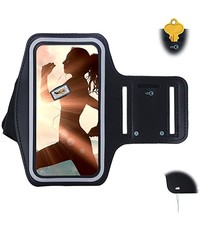 Ntech Sport armband voor Geschikt voor iPhone 12 / 12 pro / 12 pro max (zwart)