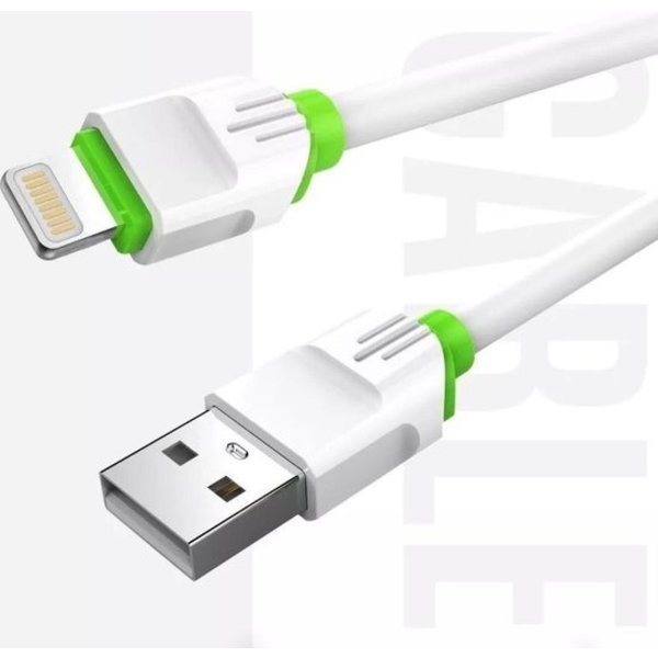 Durata Durata (DR-01i5) USB Kabel 3 meter / Oplaadkabel / Oplader Kabel voor Geschikt voor iPhone 11 / Pro / Max / X / Xs/ XR / MAX / 8 / 8 Plus / SE / 2020 / 5S / 5 / 5C / 6S / 6 Plus / 7 / 7 Plus / Geschikt Voor iPad