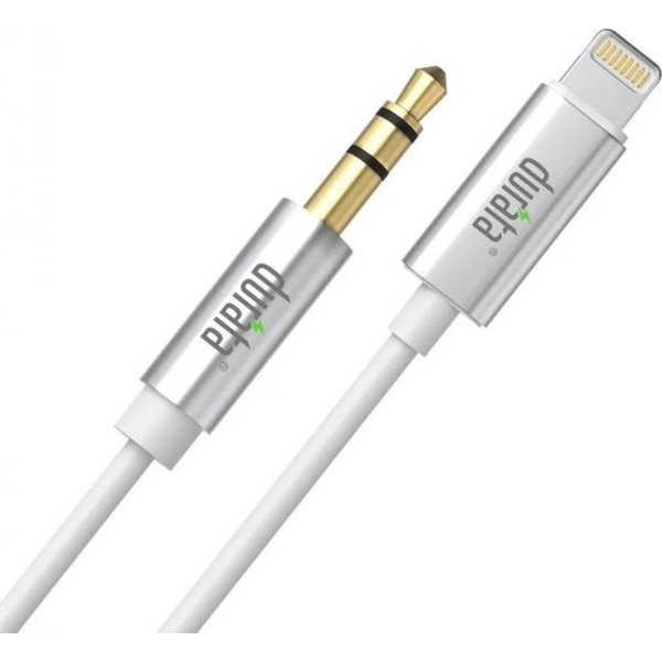 Durata Durata DR-MU01 Lightning naar Jack (3.5mm) Audio Aux kabel Geschikt Voor iPhone