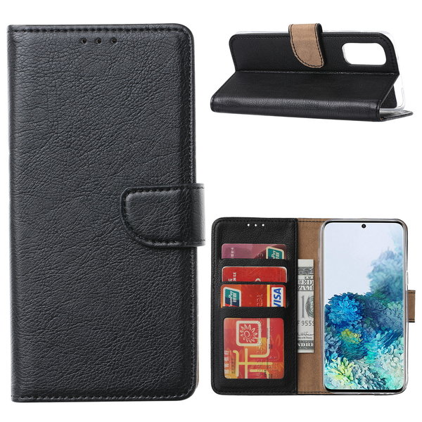 Ntech Hoesje Geschikt Voor Samsung Galaxy S20 FE Hoesje Geschikt Voor Samsung Galaxy S20 FE Bookcase / Wallet case - Zwart