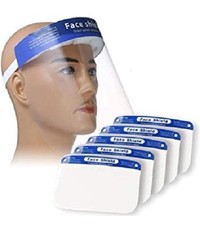 Merkloos 5 Faceshields- Gelaatscherm - Face Mask - Gezichtscherm - gelaatsscherm - Gezichtsmasker - Face shield - gelaatsscherm