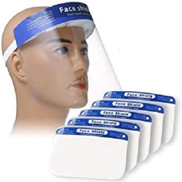 Merkloos 5 Faceshields- Gelaatscherm - Face Mask - Gezichtscherm - gelaatsscherm - Gezichtsmasker - Face shield - gelaatsscherm