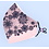 Merkloos Mondkapje wasbaar - herbruikbaar katoens - 3 stuks - Vrouwen - Panterprint - Bloemenprint