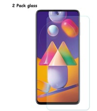 Ntech Samsung Galaxy M31S / A51 / A51 5G Screenprotector / Tempered glass 2 Pack