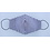 Merkloos Mondkapje wasbaar - herbruikbaar katoens - 3 stuks - Mannen - Zwart - Blauw geruit - Donkerblauw met print
