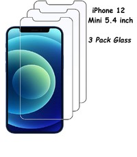 Ntech Screenprotector Geschikt voor 12 Mini Screenprotector 3 Stuks tempered glass