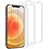 Ntech Screenprotector Geschikt voor 12 / 12 Pro Screenprotector - 3 Stuks - Glazen tempered glass