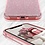Ntech Hoesje Geschikt voor iPhone 12 Mini Hoesje - Glitter TPU Backcover - Pink